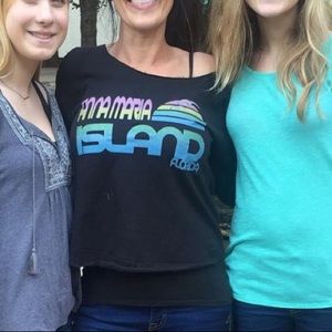 Ocean drive cold shoulder sweatshirt size medium